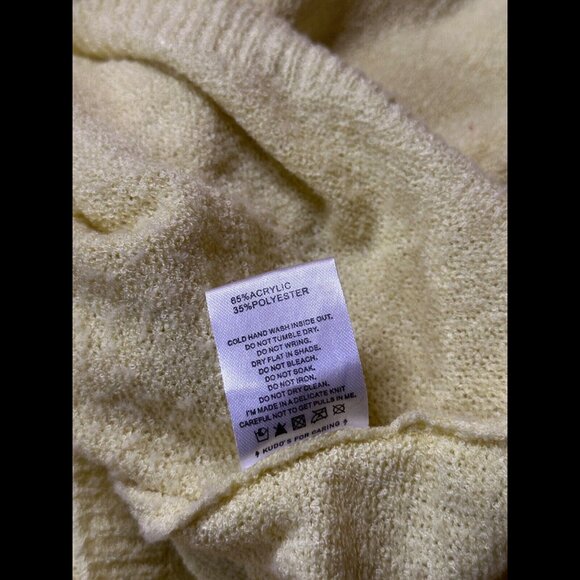 Beginning Boutique Dress US 2 / XS Womens Yellow Maxi Mesh Knit Back Cut Out - Picture 8 of 9